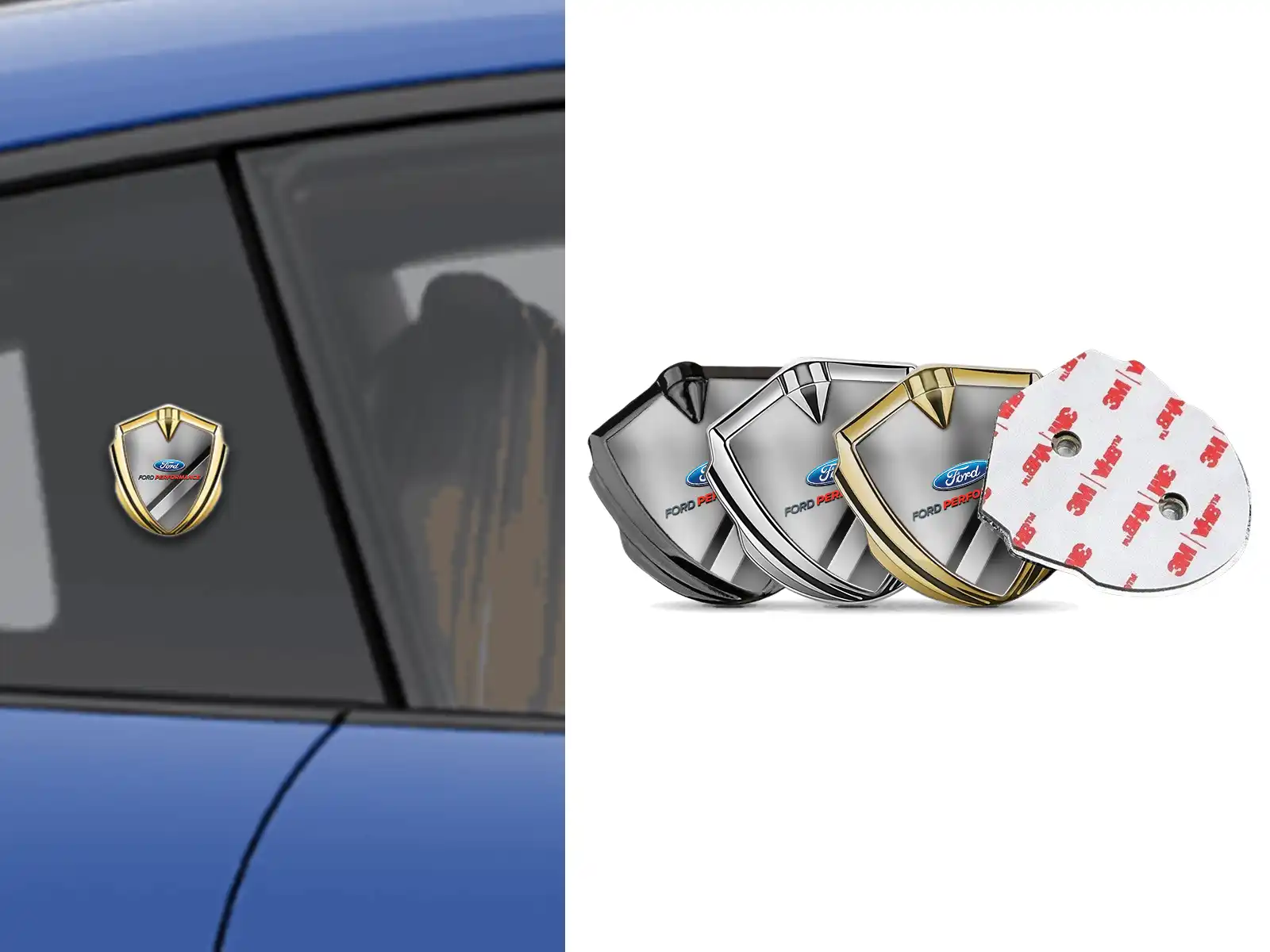 Ford 3d Emblem Badge Minimal Design Universal 3D